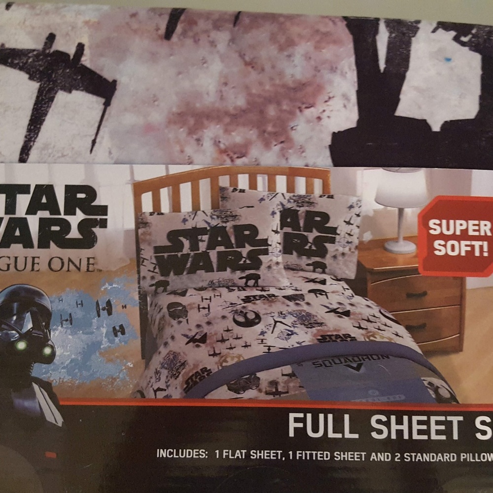 New Star Wars Full Sheet Set